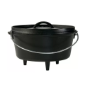 Camping cookware Cast Iron Set Pre Seasoned, 6 pieces